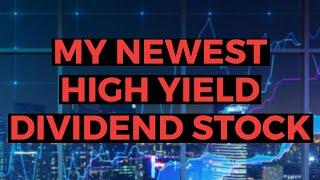 I Just Added This High Yield Dividend Holding To My Portfolio