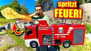 Ich VERWANDEL das FEUERWEHR AUTO in ein FLAMMENWERFER FAHRZEUG