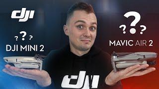 DJI MINI 2 vs Mavic Air 2 Как Выбрать Дрон DJI? Сравнение