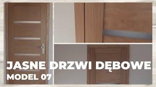 Drzwi dębowe w najlepszej cenie - model 07  drzwikubicki.pl