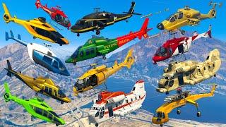 GTA V Every Helicopters Test Flight Gameplay