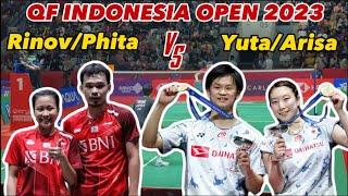 YutaArisa Vs RinovPhita  Indonesia Open 2023 QF - NICE ANGLE