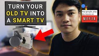 Turn Your OLD TV Into a SMART TV Google Chromecast 3rd Generation  Reyzz Tech