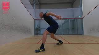 Squash Footwork FH MidFront