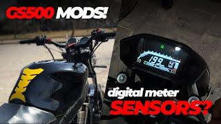 Installed Digital Meter on GS500   Sensor wala Meter?