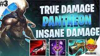 True Damage Series #3  FULL TRUE DAMAGE PANTHEON IS INSANE  Pantheon Wild Rift Gameplay & Guide