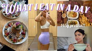 What I eat in a day  145g protein & fueling for long run day
