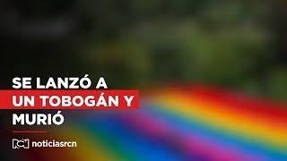 Menor murió tras lanzarse a un tobogán en un glamping