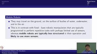 mod01lec01 - Introduction to Mobile Robots and Manipulators