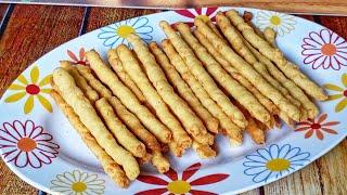 STIK KEJU PANGGANG - KUE KERING LEBARAN ASIN GURIH