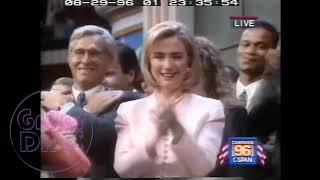 DNC 1996 Rocks Out to MACARENA Bill Clinton Hillary Clinton Delegates