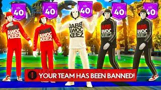 5 LEVEL 40 UNDERCOVER MASCOTS TAKEOVER THE PARK IN NBA2K23 WE ALL GOT BANNED