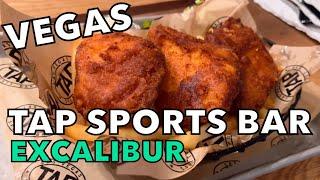 TAP Sports Bar Excalibur. Excellent Food Las Vegas  Formerly Vagabond Eat Drink Play 