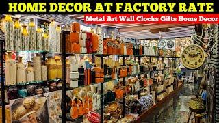 Home Decor Items at Factory Price in Sadar Bazar Home Decor Market  Wall Art Lamps Metal Art Clocks