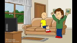 Caillou Watches the Wiggles and gets Grounded 2014 Old Video