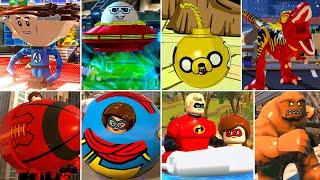 All Elastic Character Transformations in LEGO Videogames