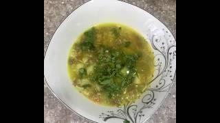 Hinduşka etinden sup Turkey meat soup Суп из мяса индейки