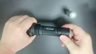 KDLITKER C21 P70-HI 3600 Lumens 5-Mode Long Range Hunting LED Flashlight