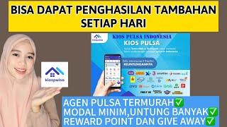 CARA DAPAT PENGHASILAN TAMBAHAN DARI INTERNET REKOMENDASI AGEN PULSA TERMURAH HANYA DI KIOS PULSA