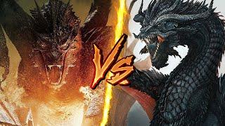 Smaug VS Balerion - Who Would Win?  Lord of the Rings VS Game of Thrones