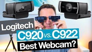Best Webcam Logitech C922 vs C920