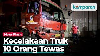 Urutan Kejadian Kecelakaan Truk Tangki Pertamina di Cibubur