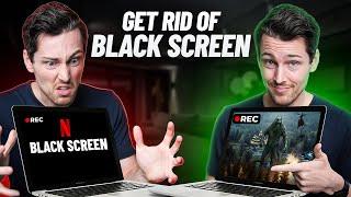 Screen Record Any Streaming Service without a Black Screen - Netflix Disney+ Hulu 2023