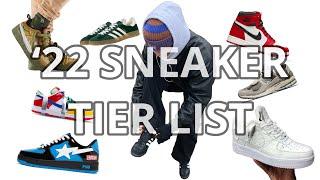 My 2022 Sneaker Tier List