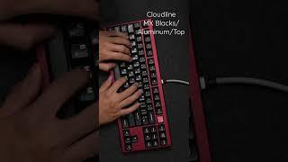 Cloudline with Cherry MX BlacksAluminum - Review in Description