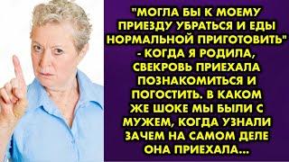 Могла бы к моему приезду убраться и еды нормальной приготовить - когда я родила свекровь приехала