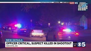 Wichita police officer remains in critical condition following shooting