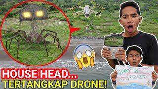 DRONE MENANGKAP NAMPAK MONST3R HOUSE HEAD DIDUNIA NYATA?  Drama Parodi  Mikael TubeHD