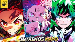 ESTRENOS ANIME IMPERDIBLES MAYO 2024 NETFLIX Crunchyroll Disney+ Animeflv xd y más...