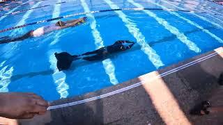 שקד חולי 110 מטר דינאמי עם מונופין - צלילה חופשית