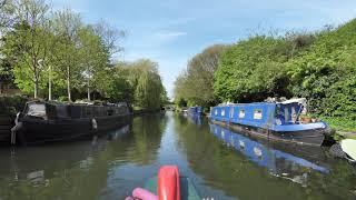 Seven Hour slow TV Canal Journey around London Borough of Hillingdon Rickmansworth to Yeading