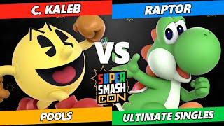 SSC 2023 - C. Kaleb PacmanMii Gunner Vs. Raptor Yoshi Smash Ultimate Tournament