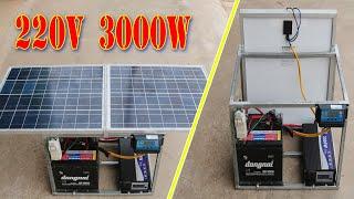 Build free 3kWh DIY solar generator