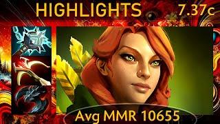 ⭐ 7.37c Windranger K+A-D - 31 KP - 78% Carry Highlights - Dota 2 Top MMR