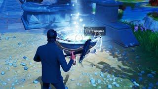 Make contact with AMIE at a Hologram Brazier Fortnite Chapter 4 Season 1 Oathbound Bonus Rewards