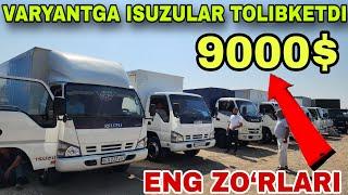 19 IYUN QOQON MASHINA BOZORIDA 15000$ VARYANTGA ISUZULAR BORTLISI TENTLISI VA AVTOBUS SOMOSVAL ISUZU