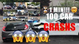 100 CRASHS - 1MIN CAR CRASH COMPILATION  Pascal DRAGOTTO