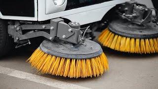 Amazing Modern Road Cleaning Machine  World Amazing Modern Street Sweeper Machines