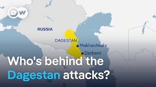 Gunmen launch deadly attacks in Russias Dagestan region  DW News