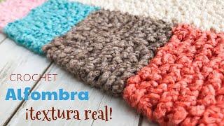 Alfombra a crochet con textura real  Taller en vivo de Tejiendo Perú 