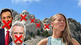 Presidential candidates censored LIVE from MT RUSHMORE