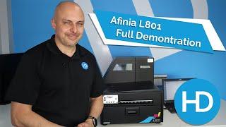 Afinia L801 Colour Label Printer - Full Demonstration  HD Labels