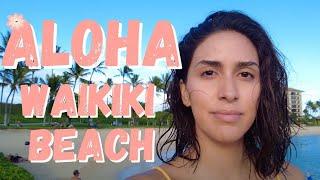 First time visiting Waikiki Beach Hawaii 2021