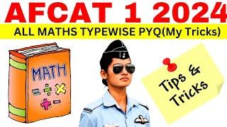 AFCAT 1 2024 MATHS typewise PYQ  math AFCAT 1 2024