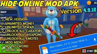 HIDE ONLINE MOD APK NEW UPDATE 4.9.12FREE DOWNLOAD  +MEDIAFIRE LINK  NEW 2024