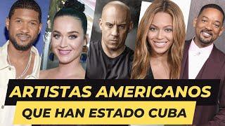 20 FAMOSOS AMERICANOS que han VISITADO Cuba.